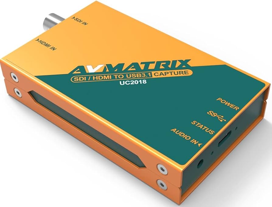 Amazon.co.jp: AVMatrix UC2018 ゲーム SDI/HDMI to USB3.1 Gen1(USB3