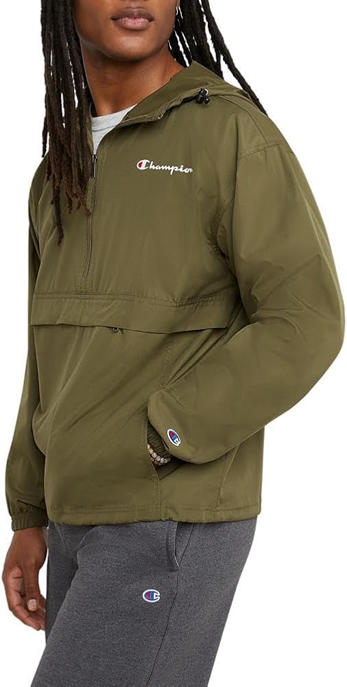 Champion Mens Jacket, Stadium Packable Wind And Water Resistant