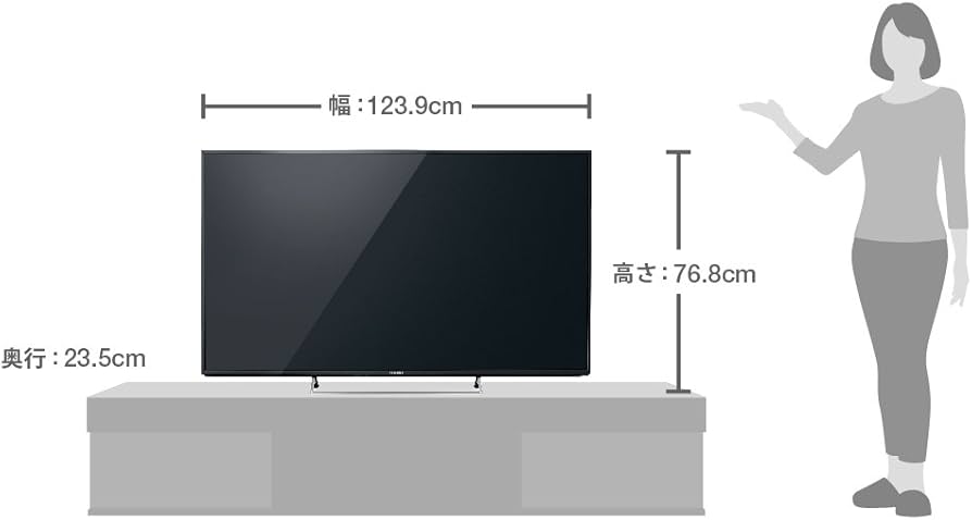 Amazon | パナソニック 55V型 液晶テレビ ビエラ TH-55CX800 4K USB