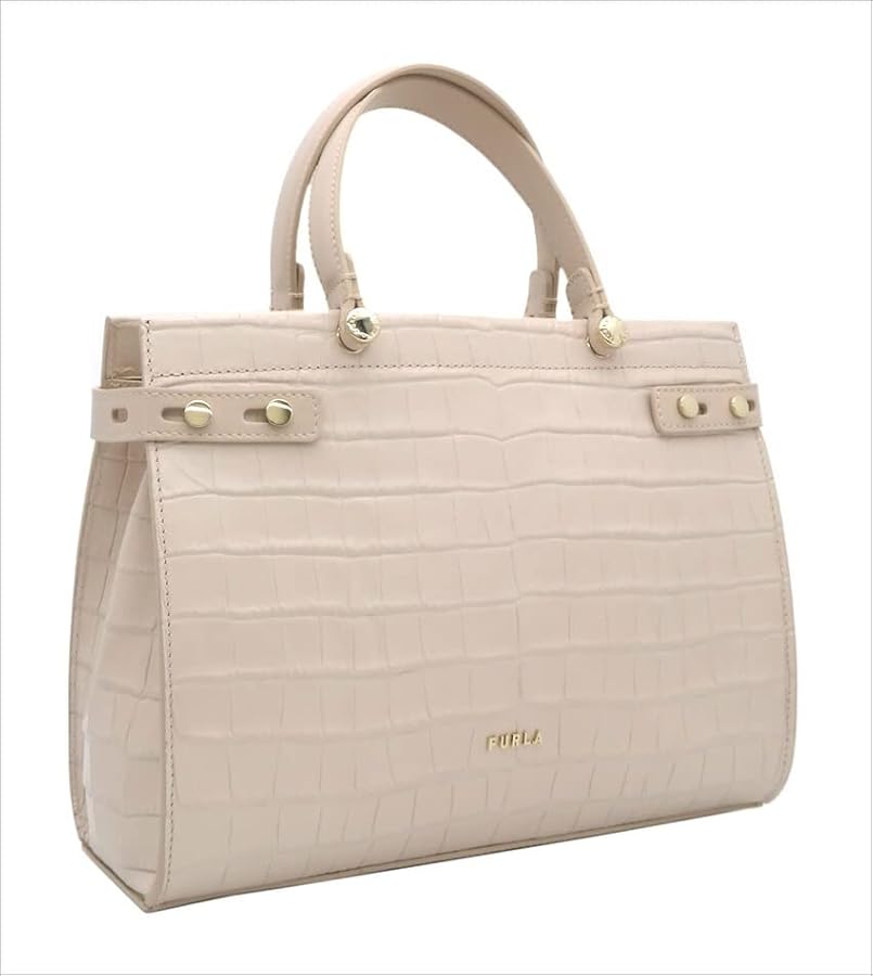 Amazon | [フルラ] LADY M トートバッグ M クロコダイル型押しカーフ