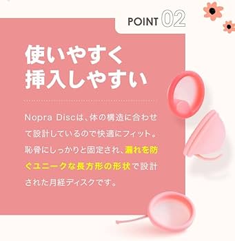 Amazon | Nopra（ノプラ）月経ディスク グリップノッチ タイプ 生理