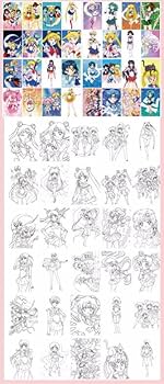Amazon.co.jp: 手描き本美少女戦士セーラームーン 子供 塗り絵 ぬりえ