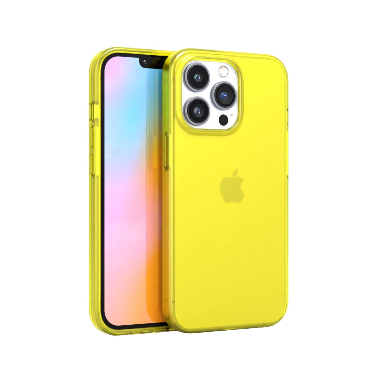 Amazon.com: FELONY CASE - iPhone 13 Pro Max Neon Yellow Clear