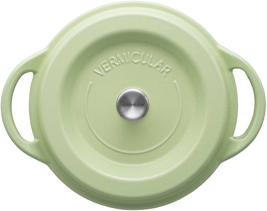 Amazon｜バーミキュラ 鋳物ホーロー鍋 22cm パールグリーン 無水調理