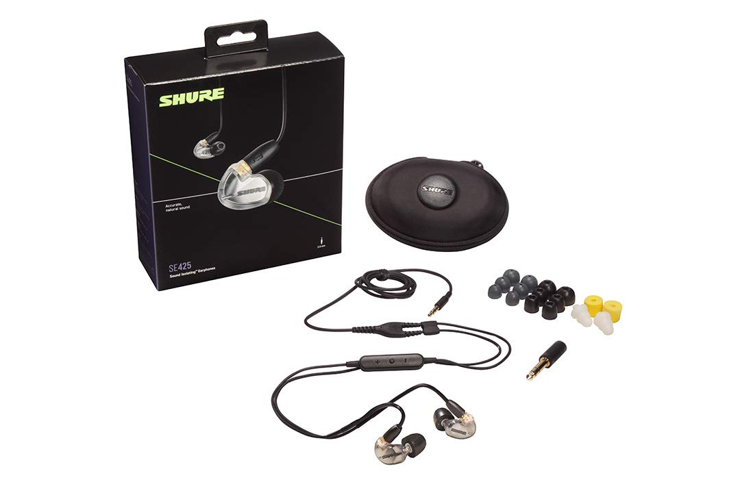 Amazon.co.jp: SHURE イヤホン UNIシリーズ SE425-V+UNI-A シルバー