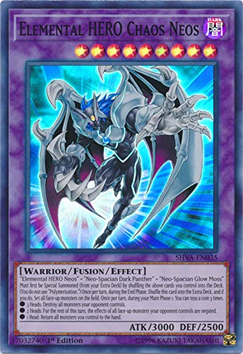 Amazon.com: Yu-Gi-Oh! - Elemental HERO Chaos Neos - SHVA-EN035