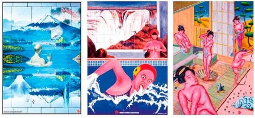 Amazon.co.jp: 横尾忠則 銭湯 ポスター 3点セット : おもちゃ