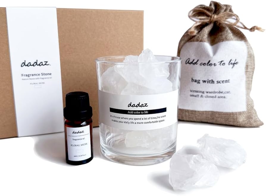 Amazon.co.jp: dadaz アロマストーン アロマオイル 天然石 ギフト