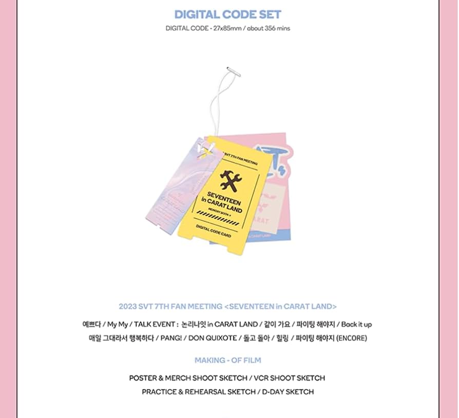 Amazon.com: SEVENTEEN 2023 SVT 7th Fan Meeting [ SEVENTEEN in