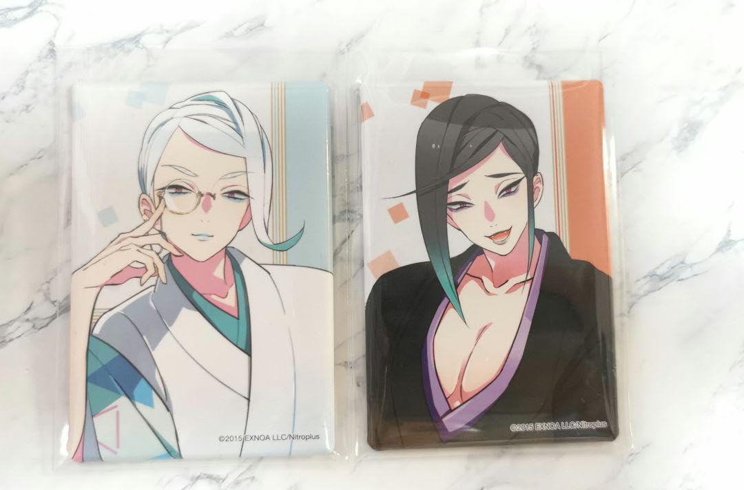 Amazon.co.jp: 刀剣乱舞 とうらぶ スクエア 缶バッジ 軽装 巴形薙刀 静