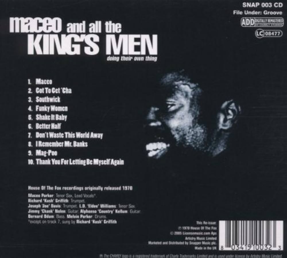 Maceo And All The King`s Men - Doing Their Own Thing - Amazon.com