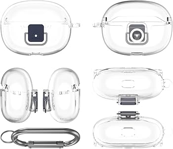 Amazon | Shokz OpenDots ONE用の ケース カバー ロック機能 透明感