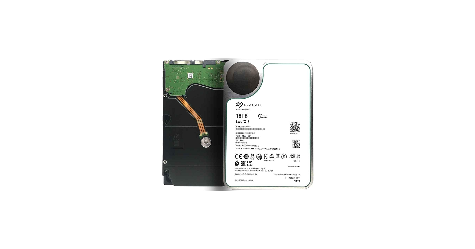 Amazon.com: Seagate Exos X18 ST18000NM000J 18 TB Hard Drive
