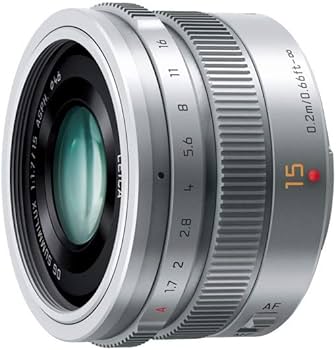 Panasonic Leica DG Summilux 15mm/ F1.7 ASPH. H-X015 -S (Silver