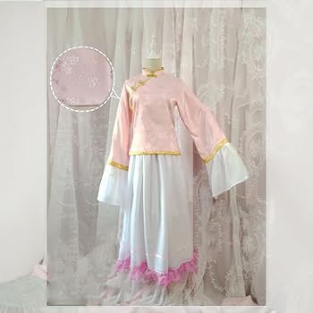 Amazon.co.jp: [SDCADQ] 台湾 コスプレ衣装 ウィッグ付き 髪飾り付属