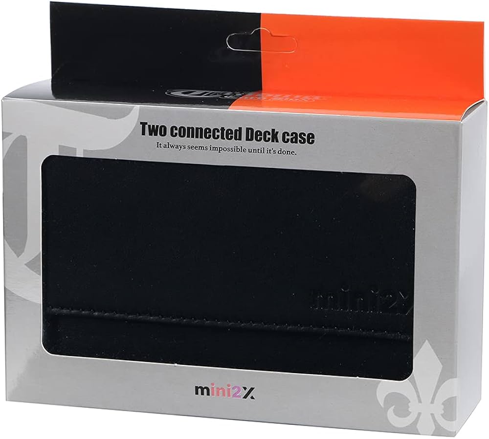 Amazon.co.jp: mini2x ワイド デッキケース 二重スリーブ 対応 トレカ