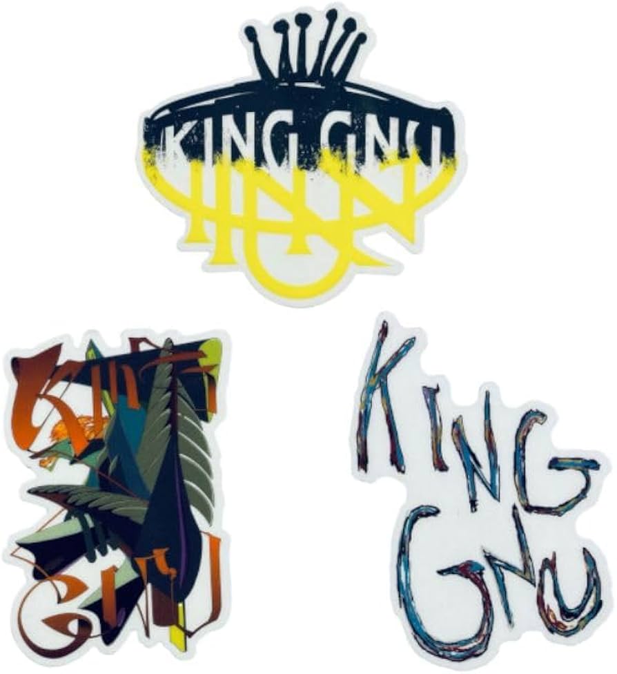 Amazon.co.jp: KING GNU（キングヌー）2023 MIXED LOGO STICKER PACK