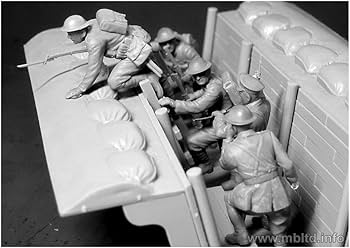 Amazon | マスターボックス 1/35 イギリス 歩兵部隊5体 アタック出撃