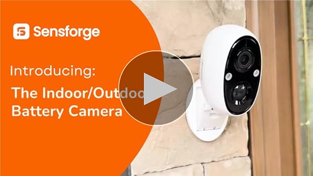 Amazon.com : Sensforge 2.5K Indoor Outdoor Battery Camera, Smart