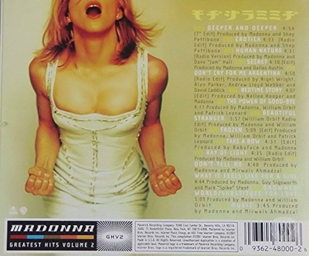 Madonna - 1991-2001: GHV2 - Amazon.com Music