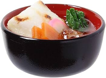 Amazon | 食品サンプル屋さんのマグネット（お雑煮）【食品サンプル