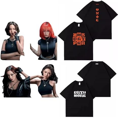 Amazon.co.jp: [さん店] aespa Tシャツ エスパ Dirty Work グッズ 半袖