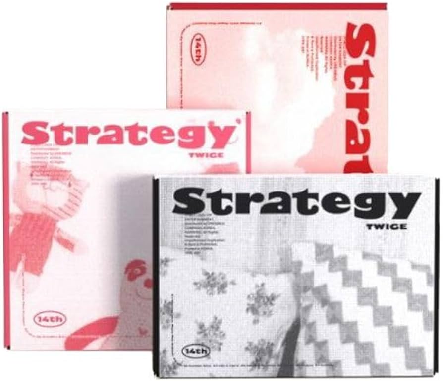 Amazon.co.jp: TWICE - 14TH MINI ALBUM [ STRATEGY ] 韓国盤 (3種