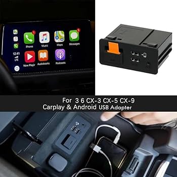 Amazon | AUXポートアダプタ, Carplay Android Auto USB Aux