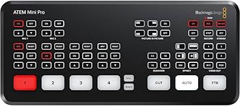 Placa Blackmagic Atem Mini Pro Hdmi Live Stream Switcher | Amazon