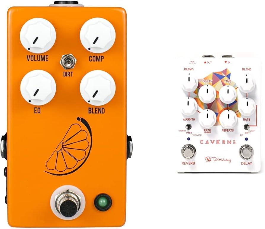 Amazon.com: JHS Pulp N' Peel V4 Compressor Guitar Effects Pedal