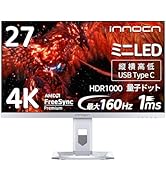 Amazon.co.jp: INNOCN 27M2V 27インチ ゲーミングモニター 4K ミニLED