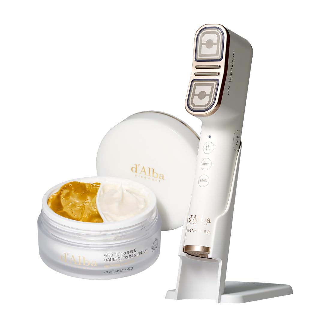 Amazon.com: d'Alba Allthera Double Shot Beauty Massager | 3-Mode