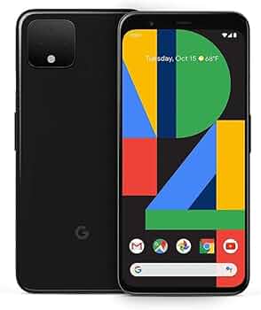 Amazon.com: Google Pixel 4 - Just Black - 128GB - Unlocked : Cell