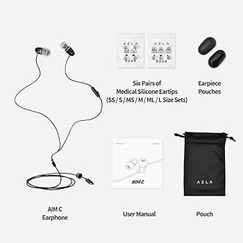 Amazon.com: AZLA AIM C Daily USB-C Wired Earbuds with Mic