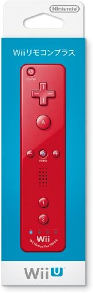 Amazon | Wiiリモコン プラス (アカ) (「Wiiリモコンジャケット」同梱