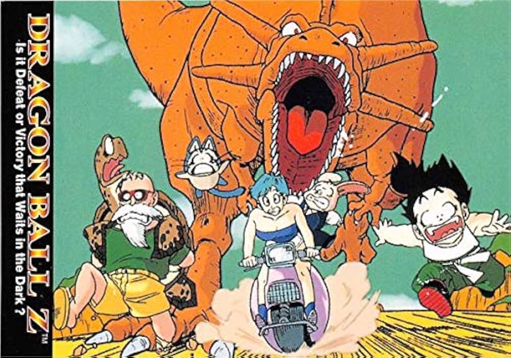 Dragon Ball Z trading card 1996 Funimation #54 Gohan runs from