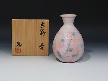 Amazon.co.jp: 人間国宝加藤孝造 ≪志野壷≫ 壺 重要無形文化財保持者