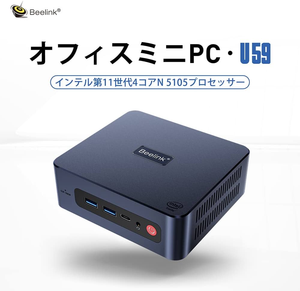 Amazon.co.jp: Beelink U59 pro Mini PC W11 、ミニPC インテルCeleron