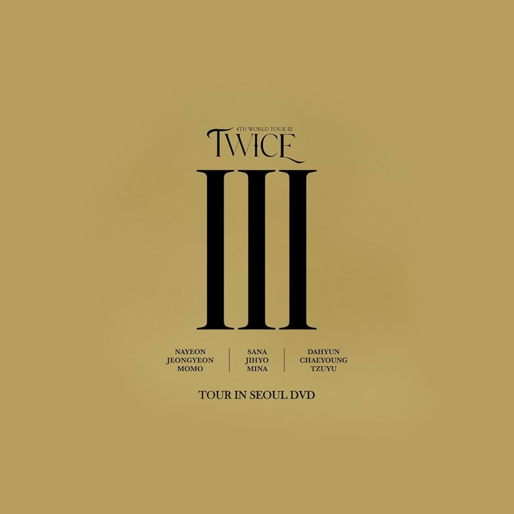 Amazon.com: TWICE - 4TH WORLD TOUR Ⅲ IN SEOUL DVD [3 DISCS