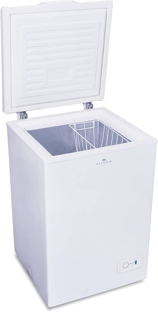 Amazon | アレジア 冷凍庫 家庭用 上開き 103L スリム ストッカー