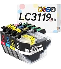 Amazon.co.jp: 【インクのチップス】 ブラザー(brother)用 LC3119 4色