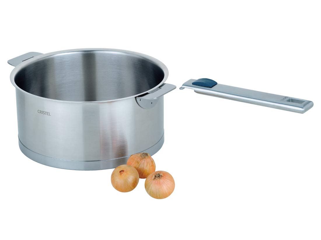 Amazon｜CRISTEL クリステル ステンレス 鍋 L深鍋 22cm ガス IH