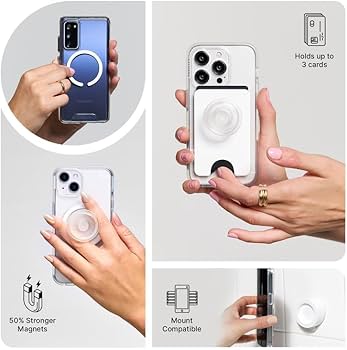 Amazon.com: PopSockets Phone Grip for MagSafe, Magnetic Holder