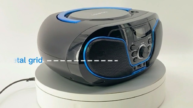 Amazon.com: CD Player Boombox, LP-D02 Portable Bluetooth FM Radio