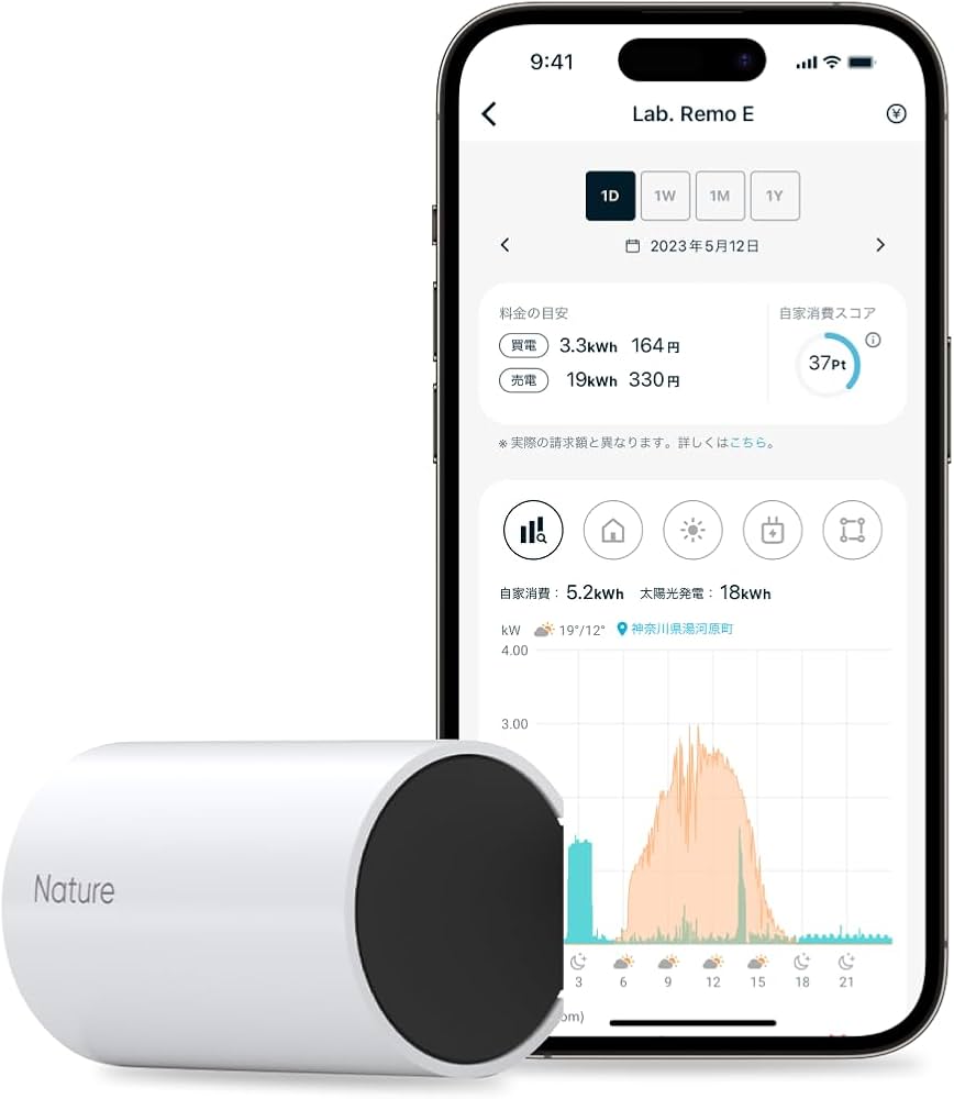 Amazon.co.jp: Nature Remo E ネイチャーリモ スマホHEMS 太陽光