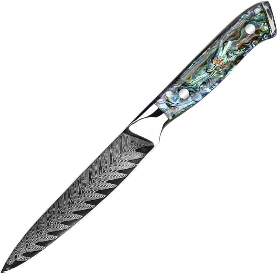 67層ダマスカスVG10 シェフナイフ 24cm 人工象牙＋黒檀柄 包丁