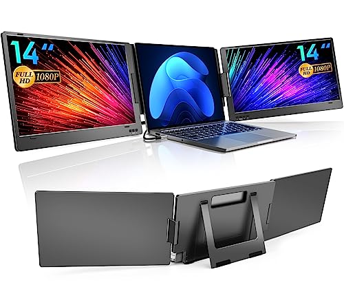 Amazon.co.jp: ROADOM 14インチ トリプルポータブルモニター 11.6