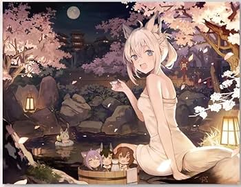 Amazon.co.jp: 白上フブキ B2タペストリー ホロライブ 5周年グッズ 緋