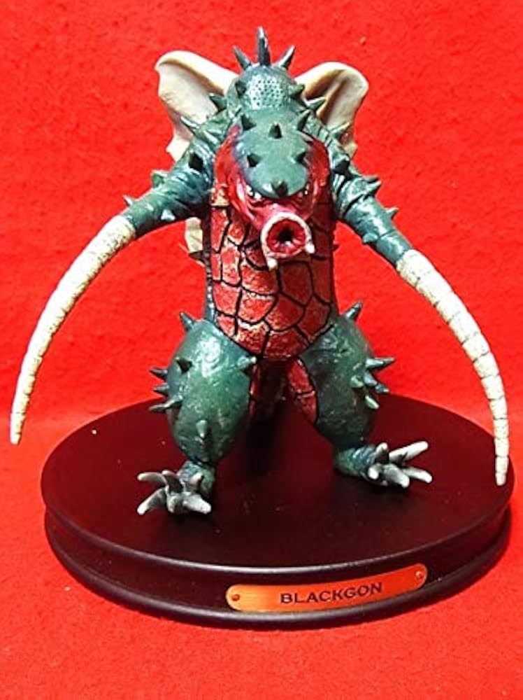 Amazon.co.jp: ミラーマン怪獣/ブラックゴン/ソフビ/フィギュア/地球