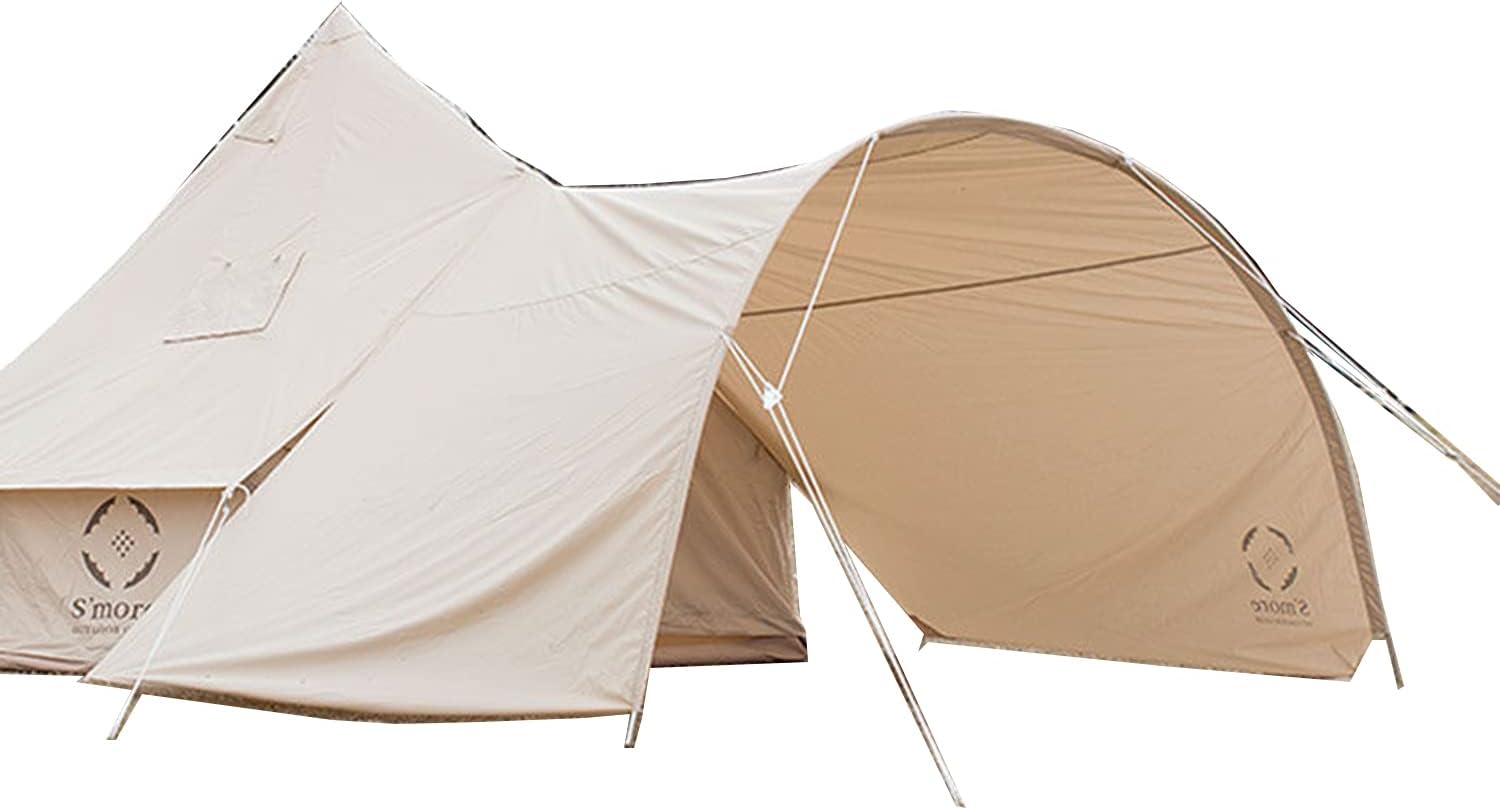 ミケ S'more ベージュ タープ ソロキャンで際立つ！】どこでも快適に
